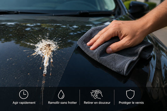 Fientes d’oiseaux sur carrosserie : comment nettoyer sans laisser de trace ?