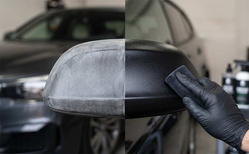 Plastiques Voiture Blanchis
