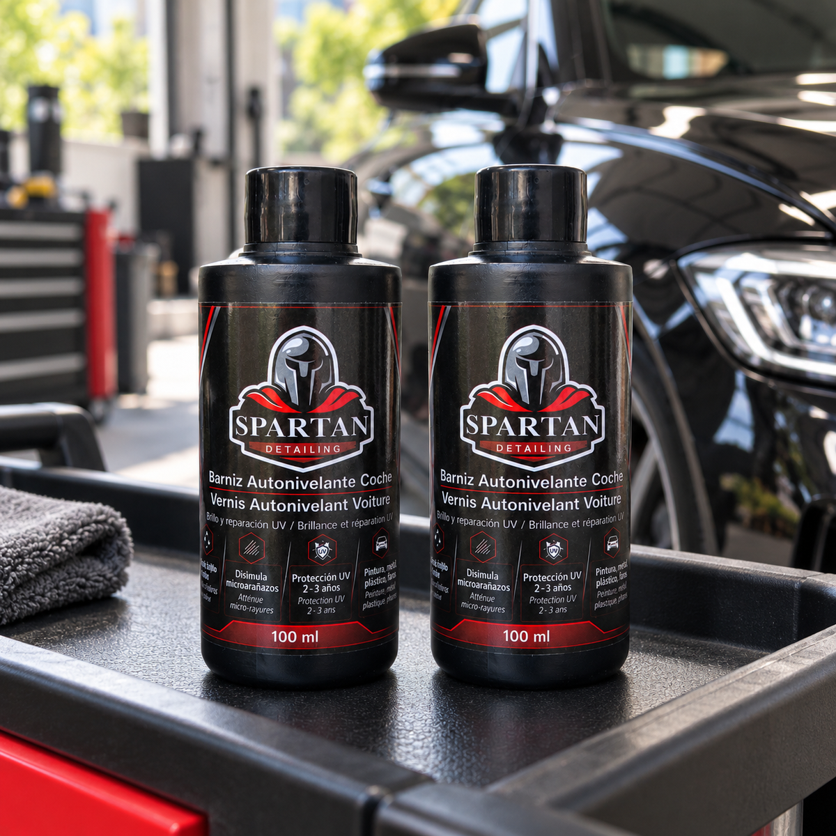 Pack voiture complète : vernis de rénovation pour carrosserie terne